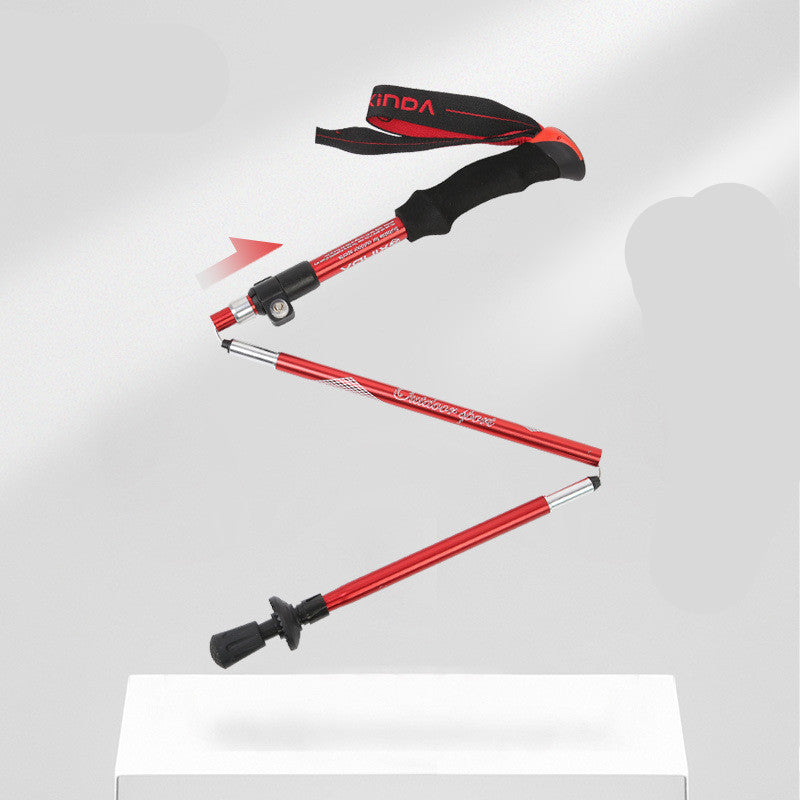Ultra-Light Folding Aluminum Alloy Trekking Pole