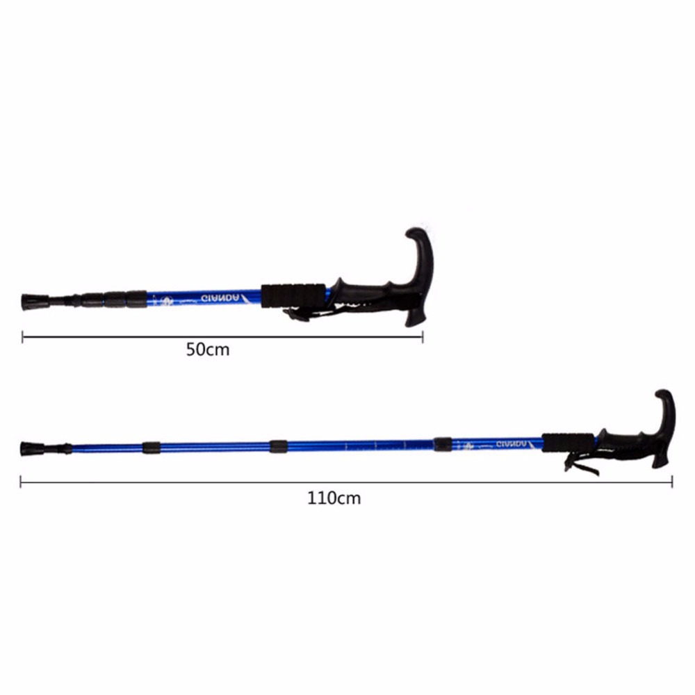 Retractable Aluminum Alloy Trekking Pole Professional Grade