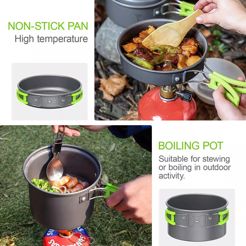 Folding Mini Camping Cookware Set