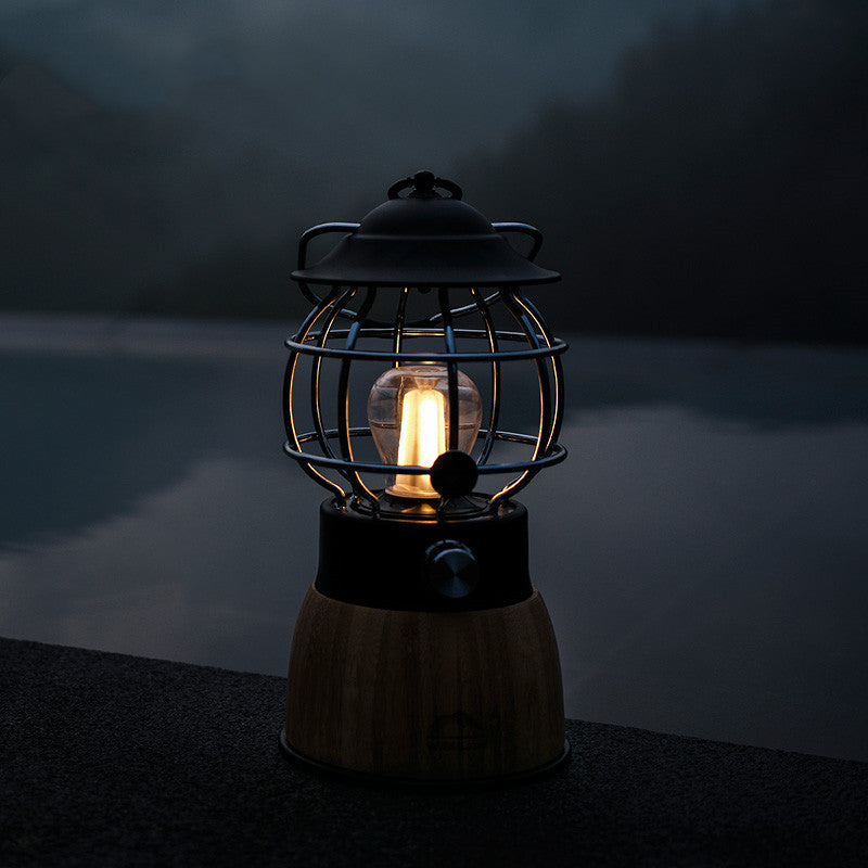 Retro Portable Hanging Camping Tent Lantern