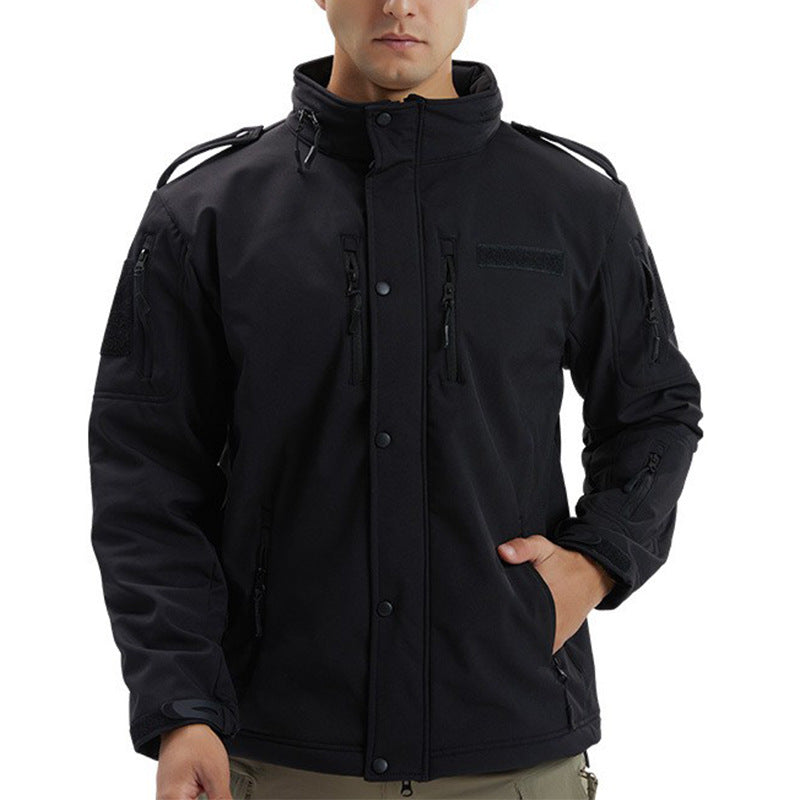 Men’s Waterproof Fleece Camouflage Soft Shell Jacket