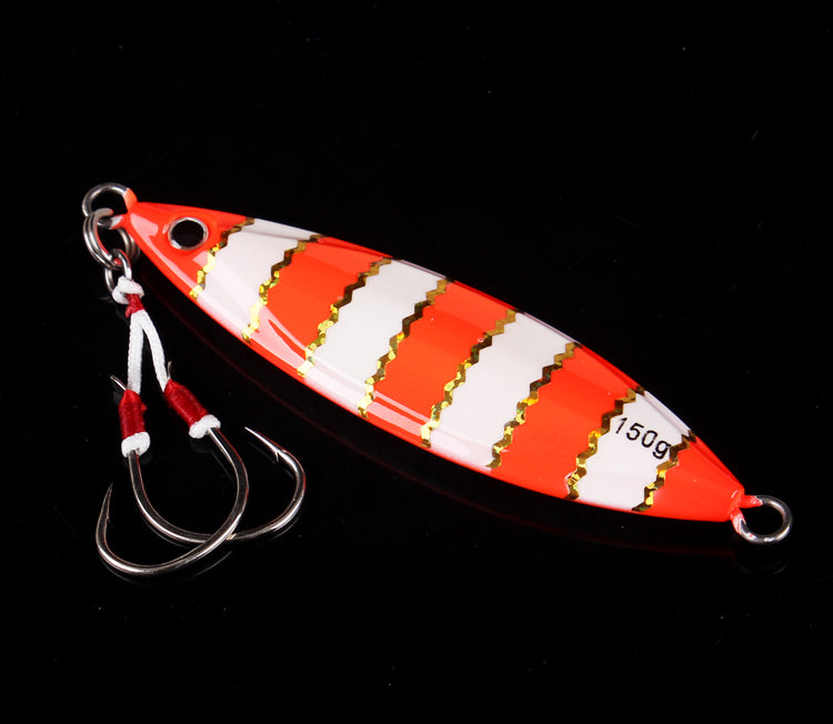 Luminous Laser Double-Hook Fishing Lure (Slow Sinking Iron Bait)