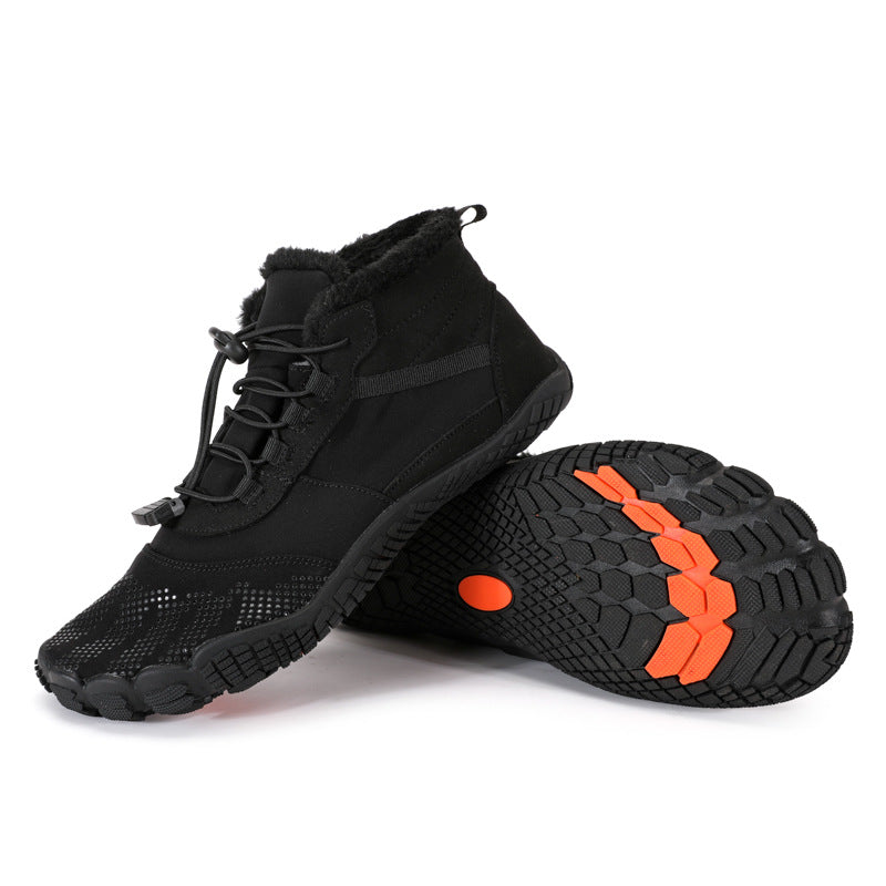 Winter Waterproof Non-Slip Fleece-Lined Hiking Shoes