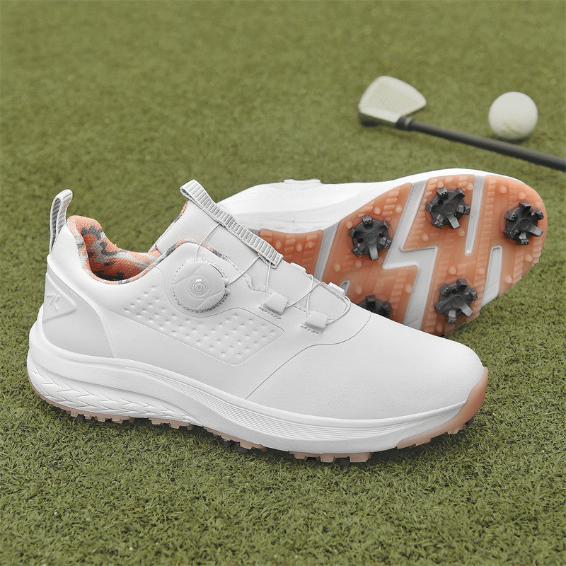 Couple Waterproof Spiked Golf Shoes