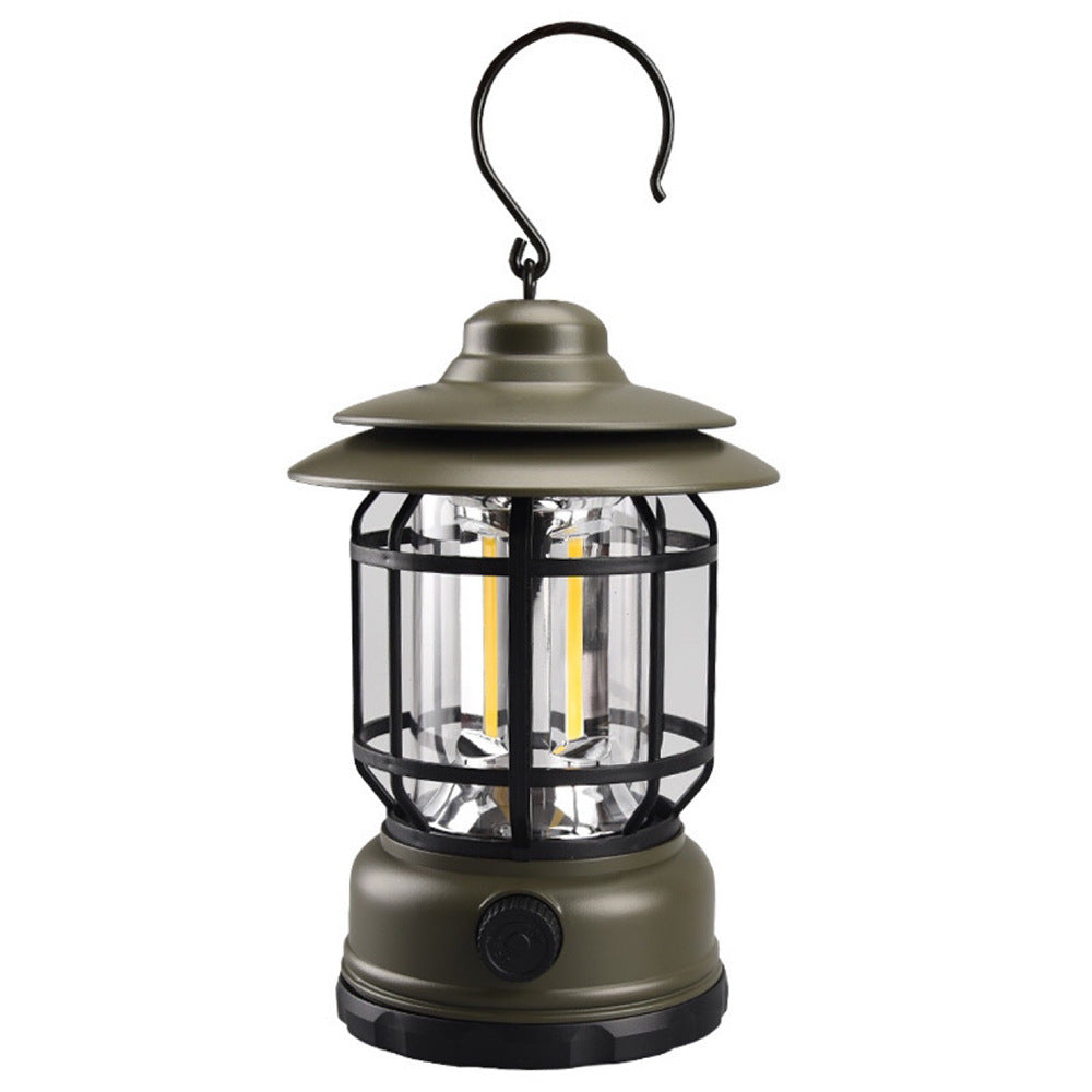 Retro Multi-Functional Warm Light Camping Lantern