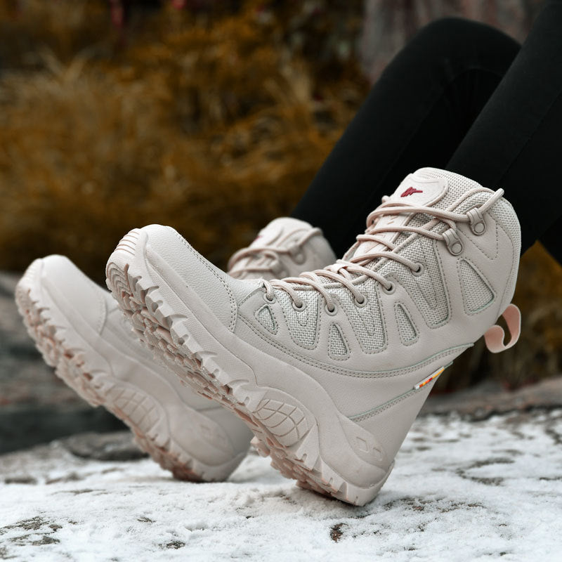 Men’s High-Top Breathable Platform Hiking Sneakers