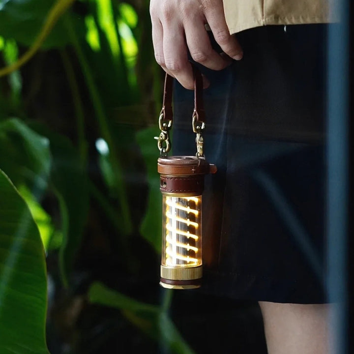 Leather Hanging Rope Set For Beibang Edison Camping Lantern