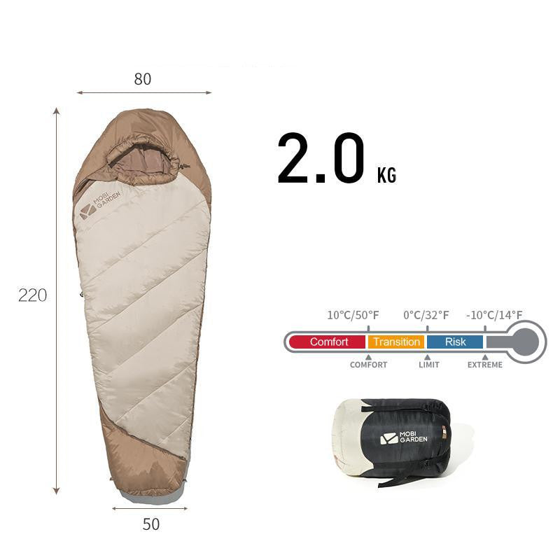 Mummy Sleeping Bag For Winter Camping Outdoor